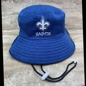 New Era New Orleans Saints Blue Pro Bowl Training Bucket Hat Size M/L